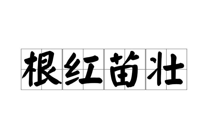 根红苗正这个成语的意思（根红苗正是什么意思）