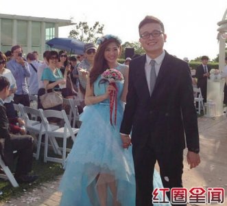 ​台湾美女主播朱芳君近日完婚婚礼现场照曝光