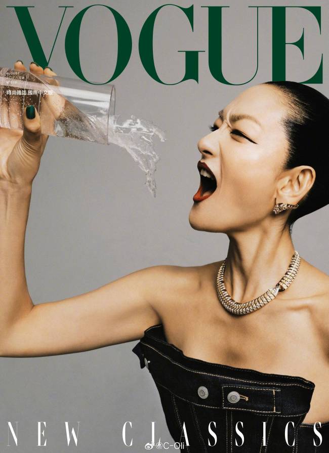 日本知名模特富永爱登上台版Vogue八月刊