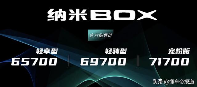 东风ev新能源纳米box优惠1万 新车售价6.57万起(1)