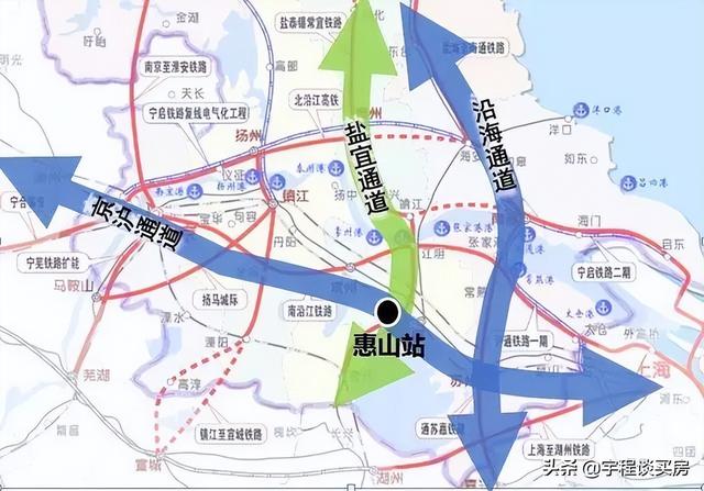 无锡最新地铁规划图（一纵四横无锡未来高铁格局定了）(8)