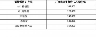 ​首款搭载车载微信的合资SUV，领界S售10.98万起