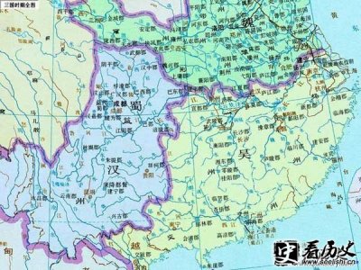 ​三国时期蜀国的疆域版图范围 蜀汉历史地图 AD221-AD263