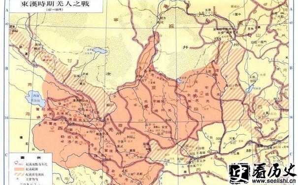 羌人分布地区图