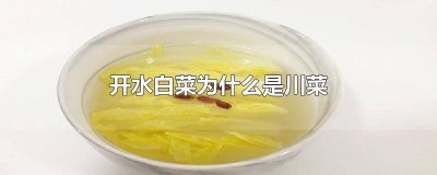 ​开水白菜是川菜嘛 开水白菜是川菜吗