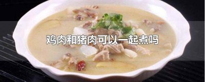 ​鸡肉和猪肉可以一起煮吗早餐吃什么 鸡肉能与猪肉一起煮吗